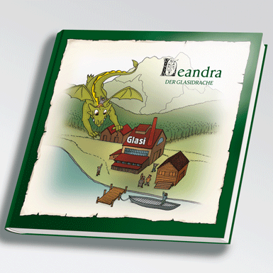 Kinderbuch "Leandra der Glasidrache"