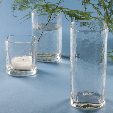Brindisi windproof candle holder and vase