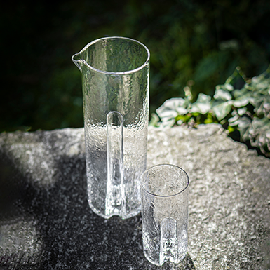 Structure jug and glass