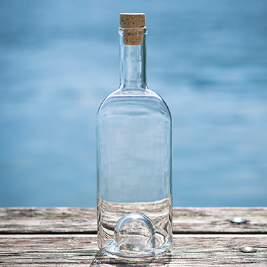 Water bottle 1.2 liters with cork